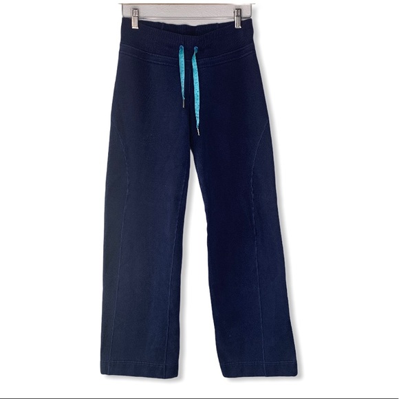 lululemon athletica Pants - Lululemon Athletica navy blue wide leg sweatpants